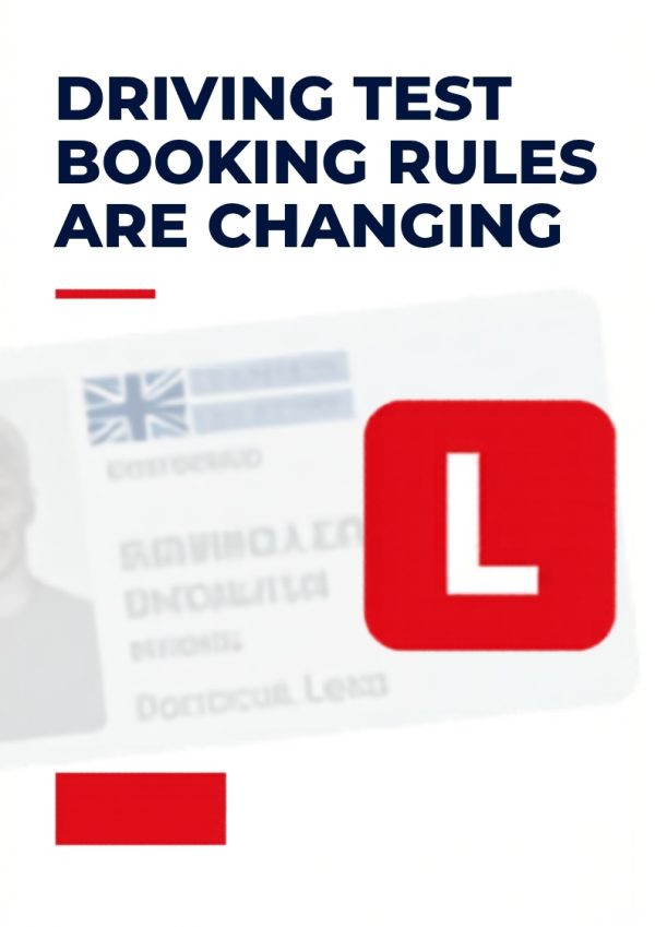 Driving test booking rules are changing