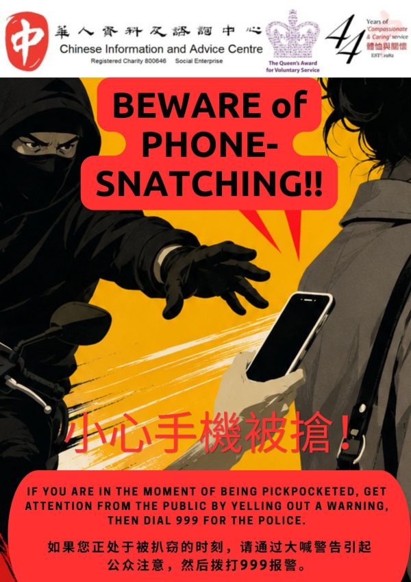 Phone-snatching awareness