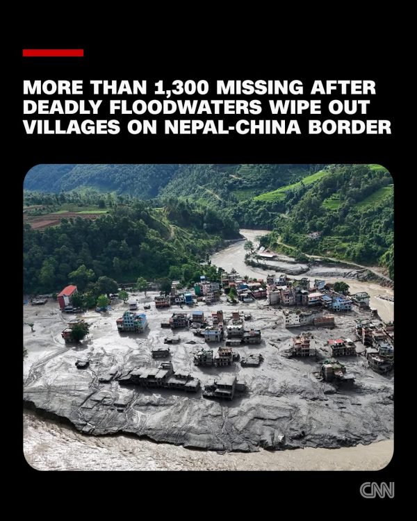 Floodwaters wipe out villages near Nepal border