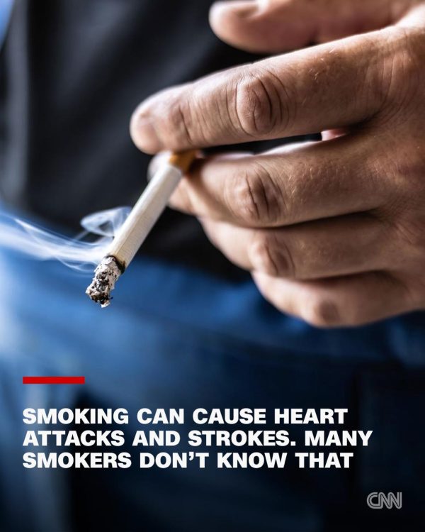 Smoking cigarettes can cause heart attacks