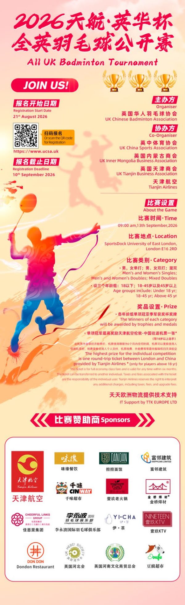 All UK Badminton Tournament
