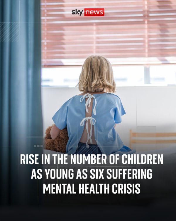 Number of children as young as six going to A&E in mental health crisis rises, new figures reveal