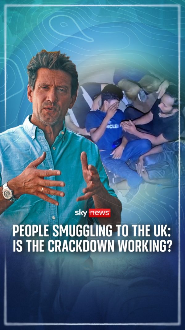 Sky’s Dominic Waghorn investigates if international crackdowns on people smuggling gangs behind small boat crossings to the UK are having any effect.