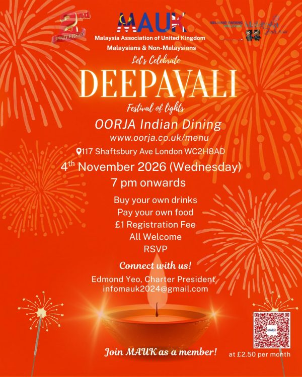 Deepavali at OORJA Indian Dining
